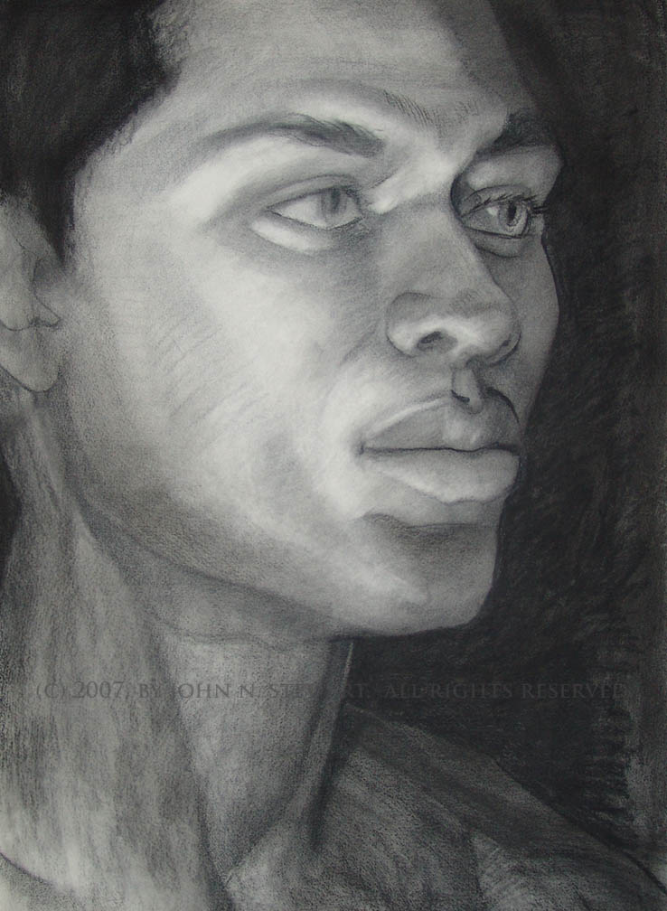 Sketch Of A Black Man at PaintingValley.com | Explore collection of ...