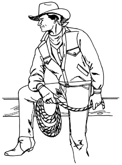 400x541 How To Draw A Cowboy In 5 Steps Howstuffworks - Sketch Of A Cowboy