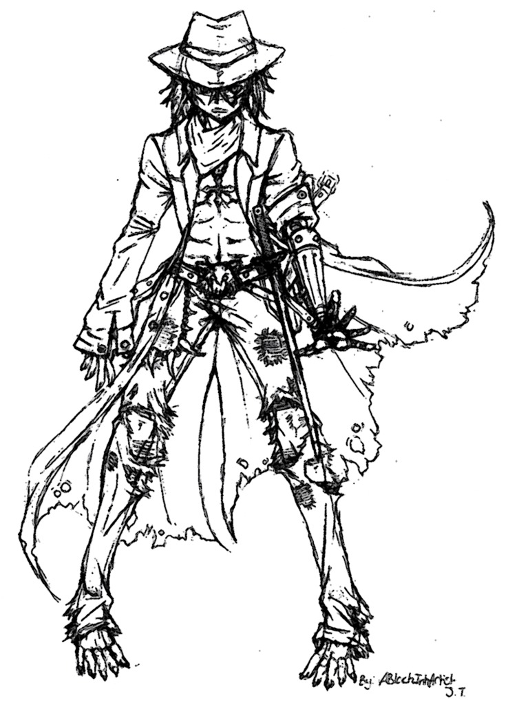 754x1024 Cowboy Amazing Drawing Drawing Skill - Sketch Of A Cowboy