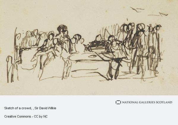 600x421 Sketch Of A Crowd National Galleries Of Scotland - Sketch Of A Crowd