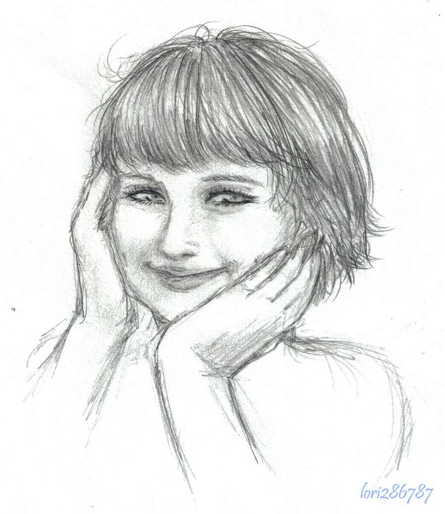 900x1041 Sketch Book Pg.3 Little Girl By Lori286787 - Sketch Of A Little Girl