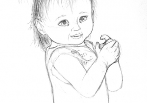 300x210 Sketch Of A Little Girl Pictures - Sketch Of A Little Girl
