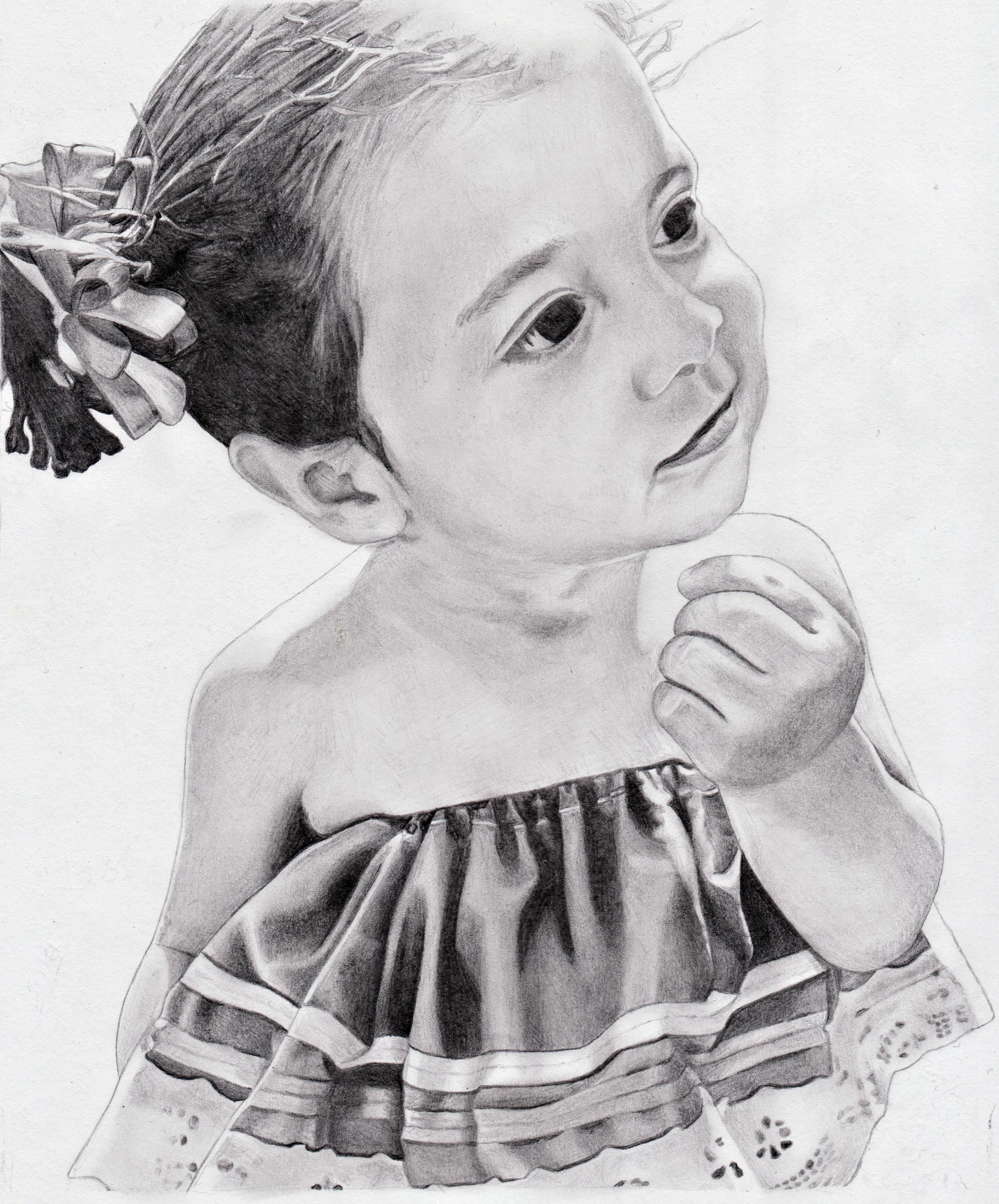 2323x2800 Sketch Of A Little Girl Pictures Commission Drawing Of A Little - Sketch Of A Little Girl