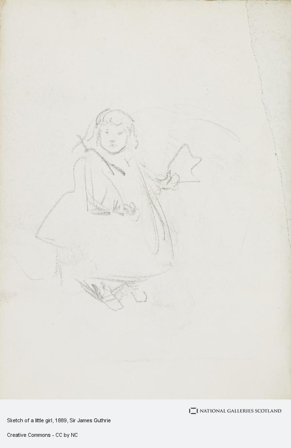 600x923 Sketch Of A Little Girl National Galleries Of Scotland - Sketch Of A Little Girl