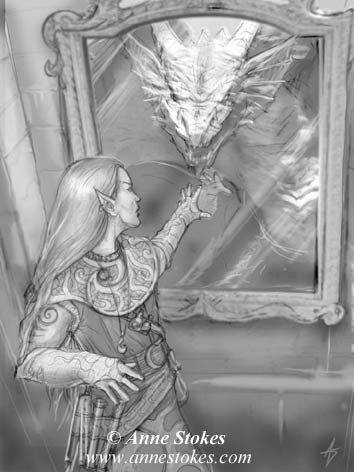 354x472 Magic Mirror - Sketch Of A Mirror