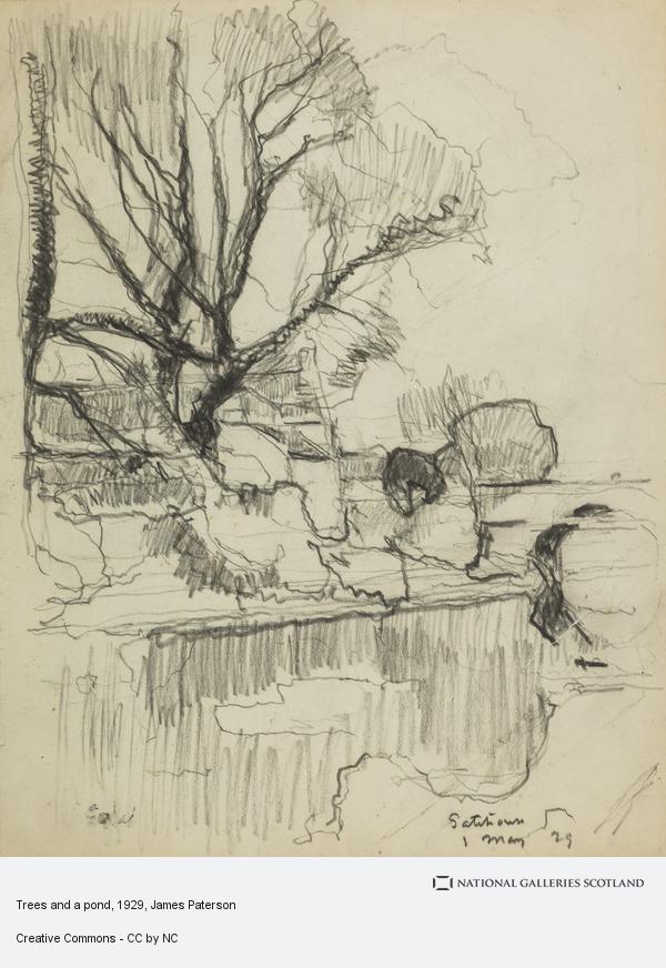 600x872 Trees And A Pond National Galleries Of Scotland - Sketch Of A Pond