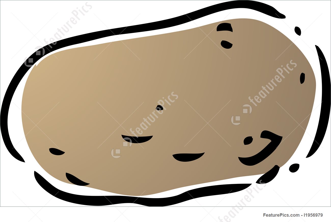 1300x873 Potato Stock Illustration I1956979 - Sketch Of A Potato