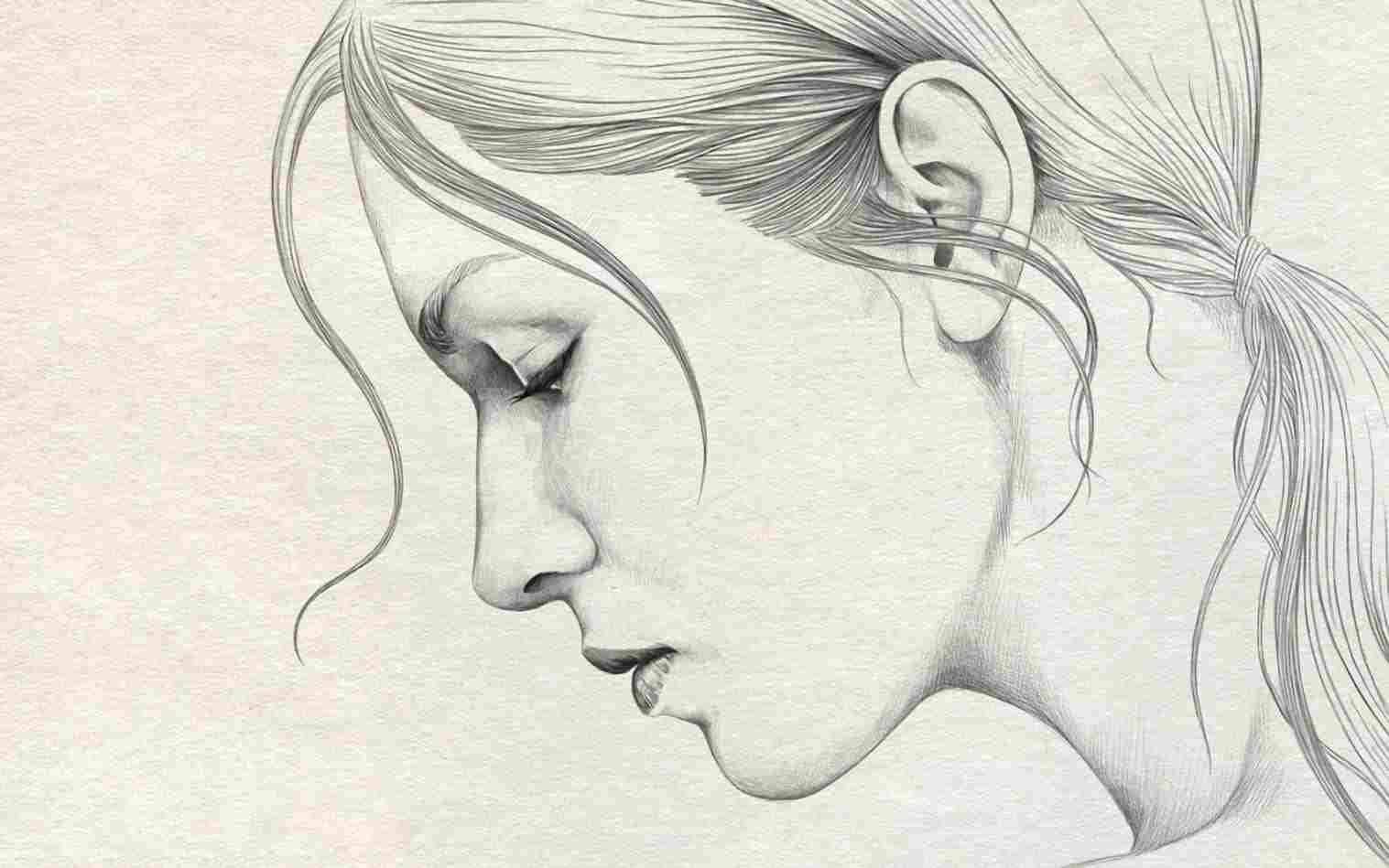 1517x949 Gdpicture.us - Sketch Of A Sad Girl