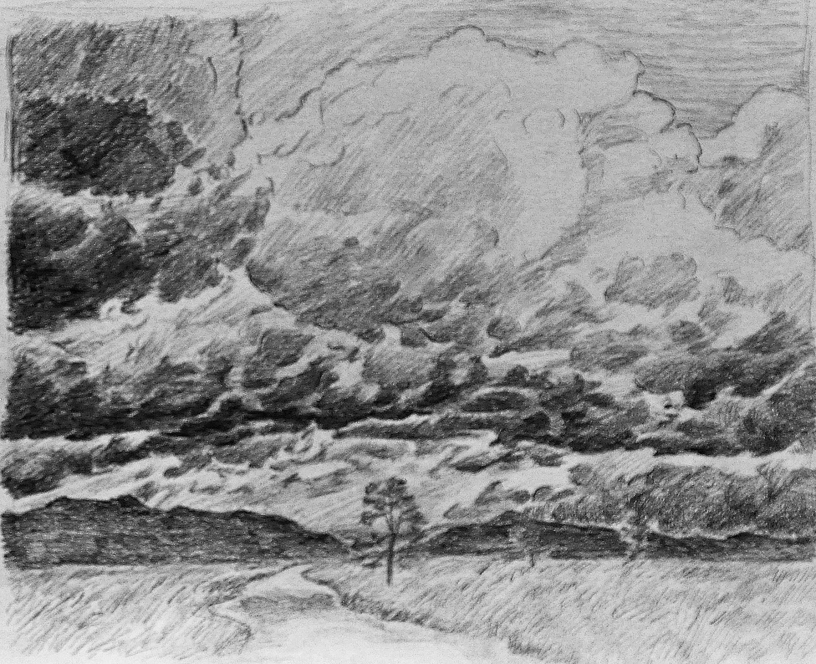 Sketch Of A Storm at PaintingValley.com | Explore collection of Sketch ...