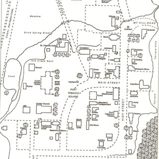 320x320 R. G. Barbour Sketch Of The Town As It Appeared Ca. 1894 (1942 - Sketch Of A Town