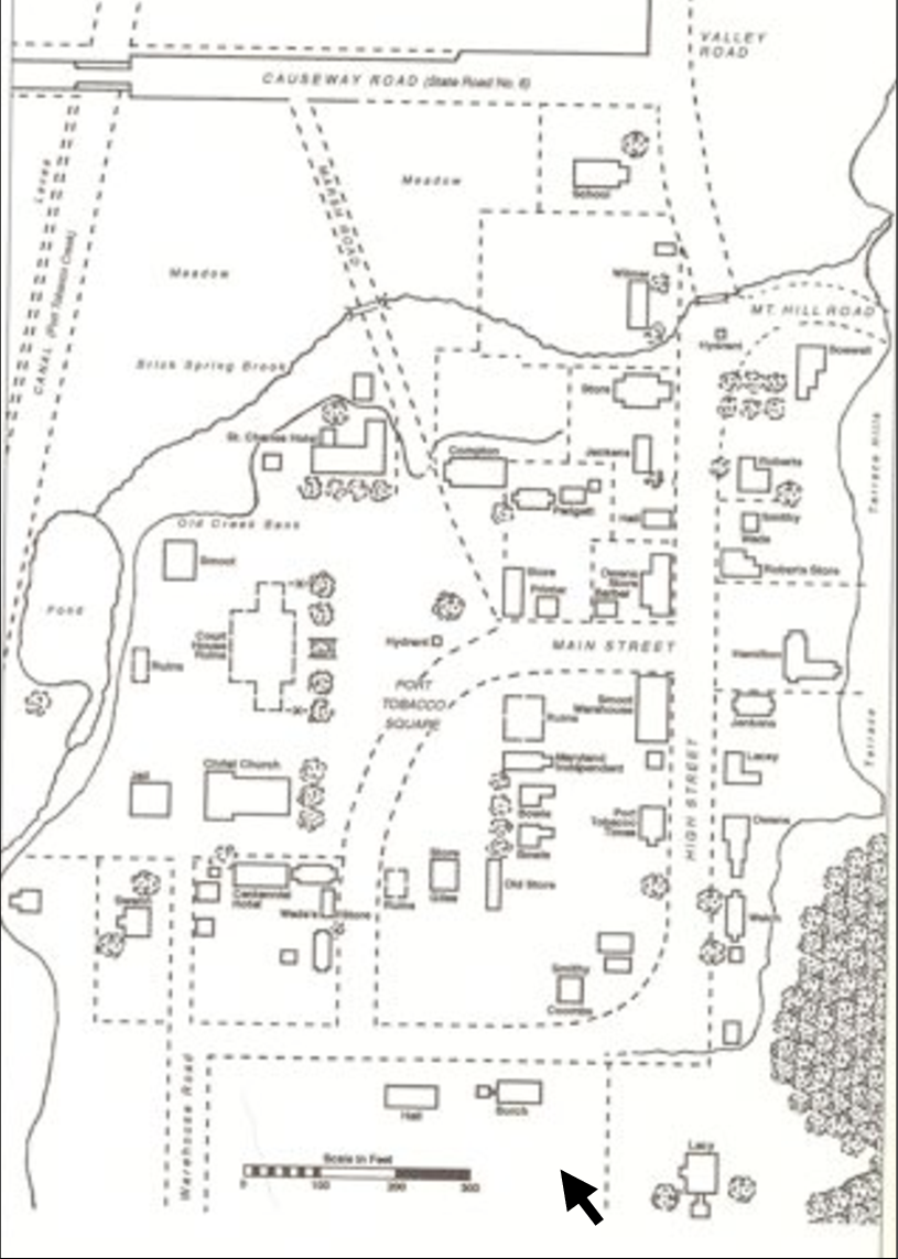 815x1143 R. G. Barbour Sketch Of The Town As It Appeared Ca. 1894 (1942 - Sketch Of A Town