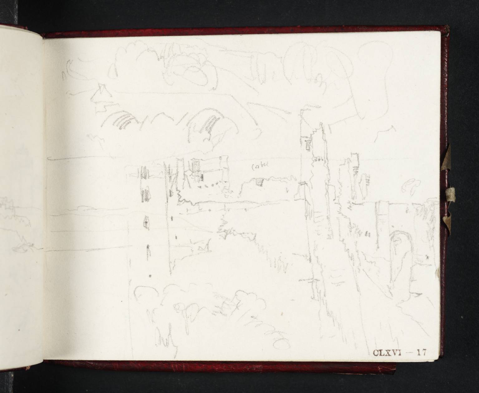 1536x1259 Two Sketches Of Roslin Castle And The Continuation Of A Sketch Of - Sketch Of A Town