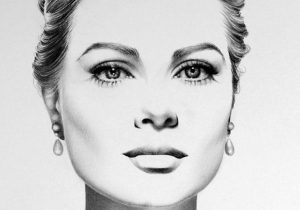 300x210 Pencil Drawing Woman Face Face Pencil Drawing Pencil Sketch Woman - Sketch Of A Womans Face