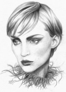 260x362 Beautiful Woman Face Sketch - Sketch Of A Womans Face