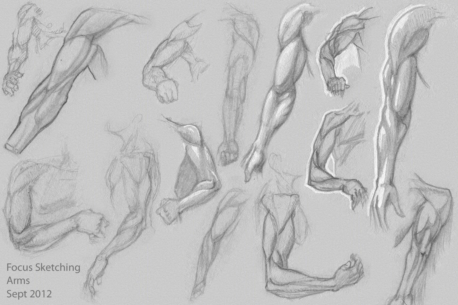 1500x1000 Back To The Drawing Board Belated Sketching For September - Sketch Of An Arm