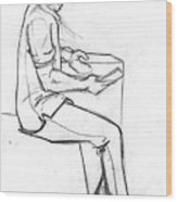 163x186 Black Sketch Of An Arm Stretched Man With A Mobile Drawing By - Sketch Of An Arm