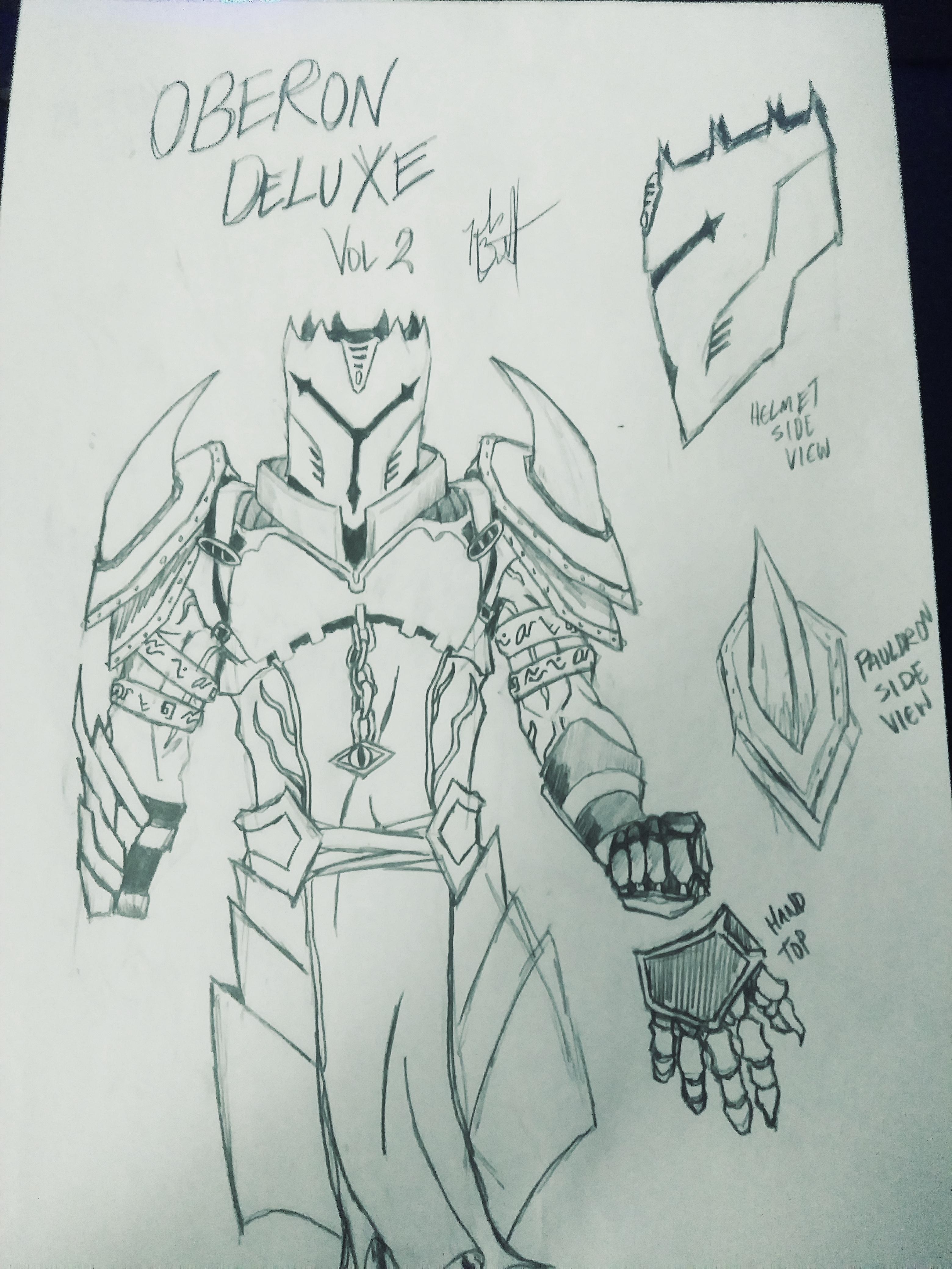 3120x4160 I Did A Sketch Of An Idea For Oberon Deluxe 2 Warframe - Sketch Of An Arm