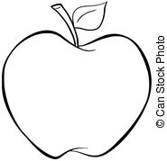 185x179 Drawn Apple - Sketch Of Apple Fruit