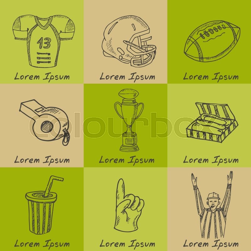 800x800 Baseball Set Background. Sketches Of Various Stylized Baseball - Sketch Of Baseball