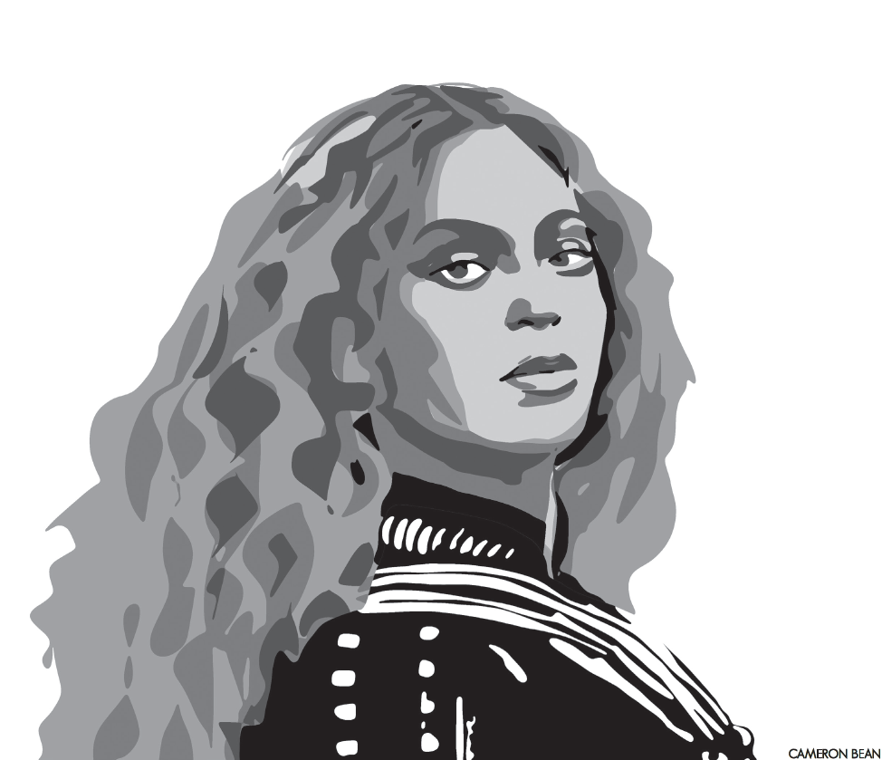Sketch Of Beyonce at PaintingValley.com | Explore collection of Sketch ...