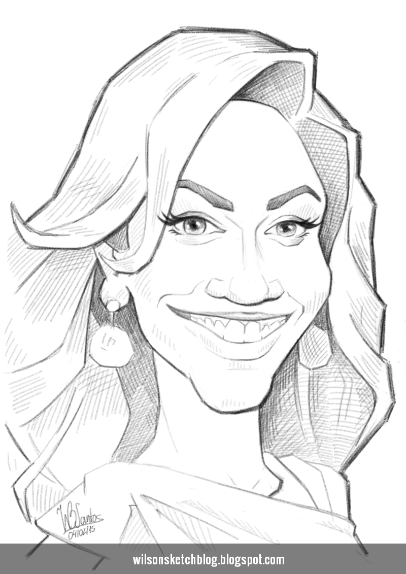 800x1131 (Caricature Sketch) - Sketch Of Beyonce