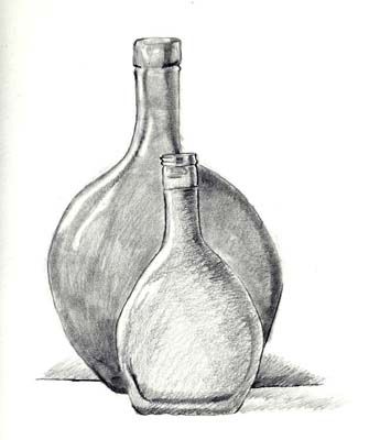 Sketch Of Bottle at PaintingValley.com | Explore collection of Sketch ...