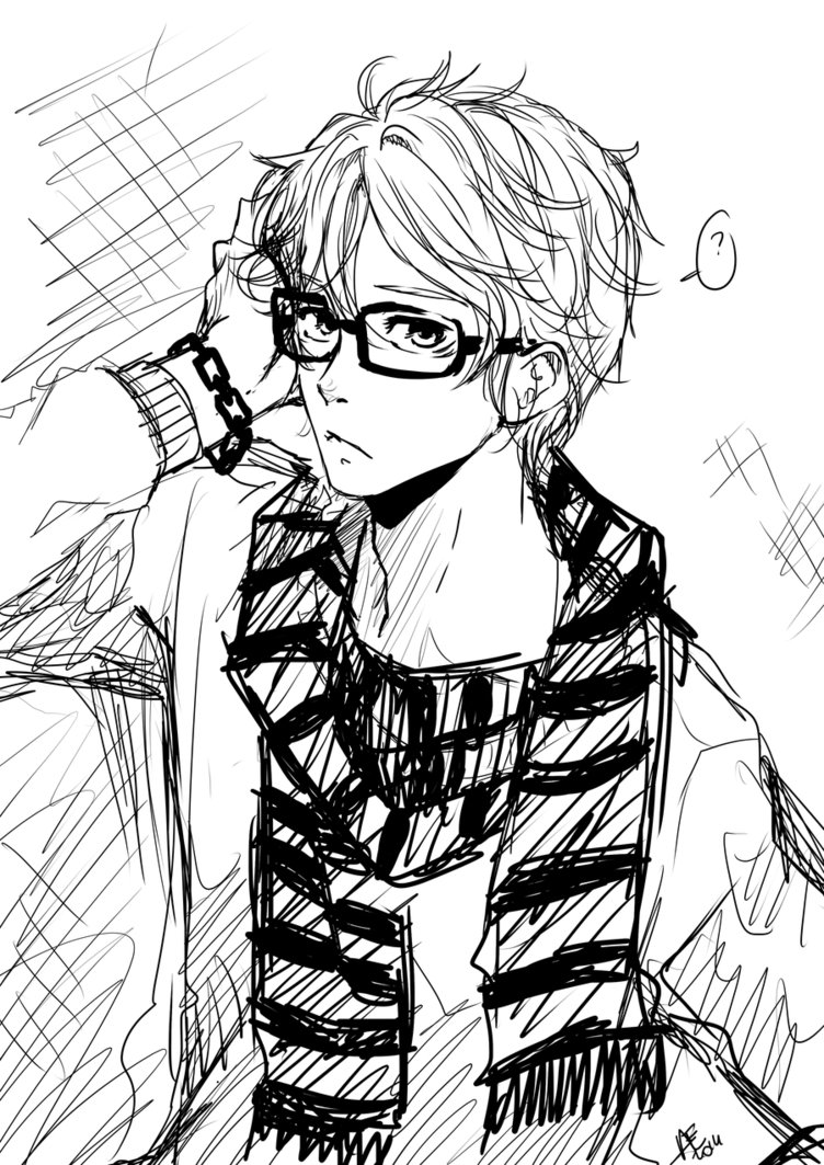 752x1063 Sketch Boy By Art Of Kawaii - Sketch Of Boy