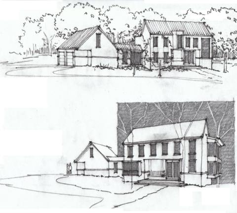 480x430 How Does An Architect Design Part Ideas Think - Sketch Of Building A House