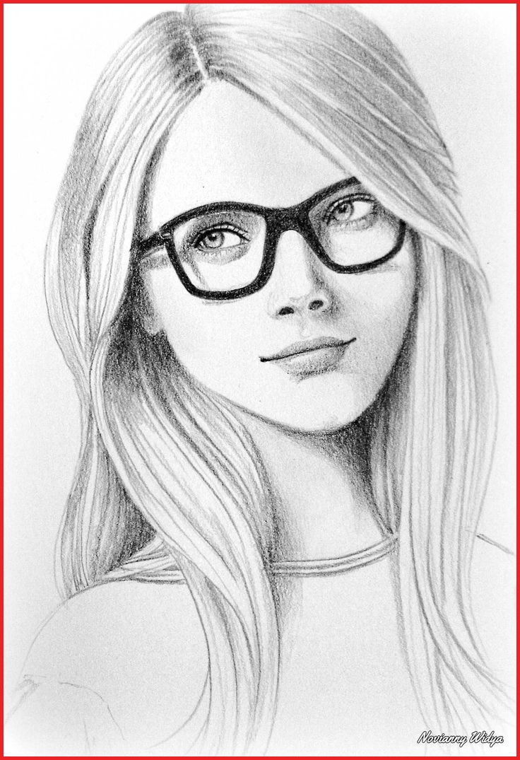 Sketch Of Cartoon Girl At Paintingvalleycom Explore