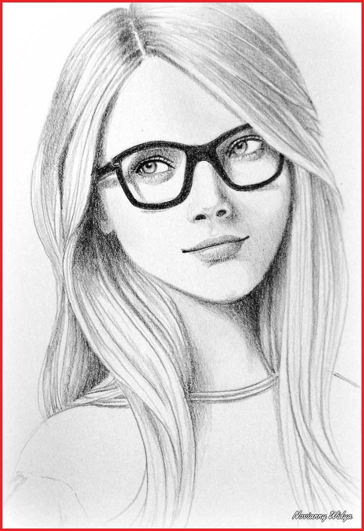 Sketch Of Cartoon Girl at PaintingValley.com | Explore collection of ...