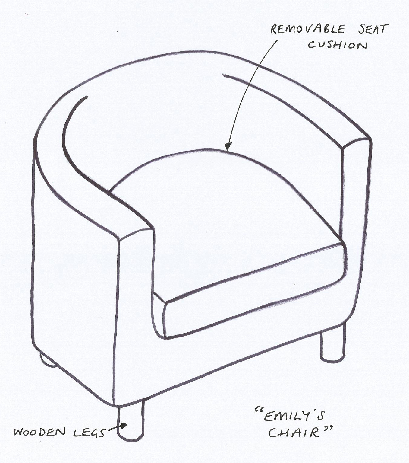 1357x1534 Chair Debbie Does Coursera - Sketch Of Chair