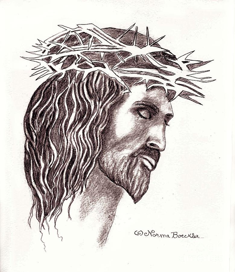 779x900 Pencil Drawing Of Jesus Drawings Fine Art America - Sketch Of Christ