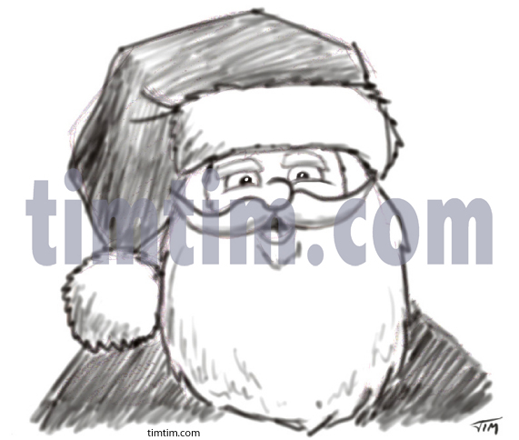 571x484 Free Drawing Of Santa Sketch From The Category Christmas - Sketch Of Christmas