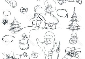 300x210 Pencil Drawing Of Santa Claus Pencil Drawing Of Christmas Santa - Sketch Of Christmas