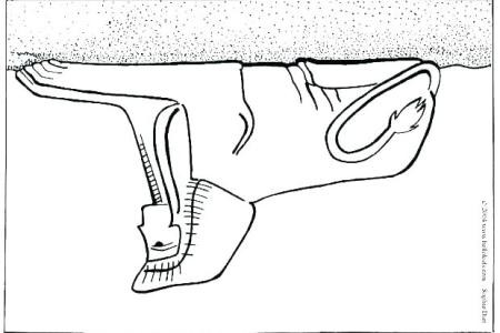 450x300 Egyptian Pyramid Coloring Pages Ancient Egypt Map Activity - Sketch Of Egyptian Pyramid