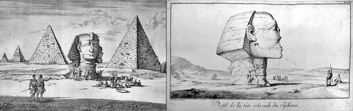 700x221 Visualising Giza - Sketch Of Egyptian Pyramid