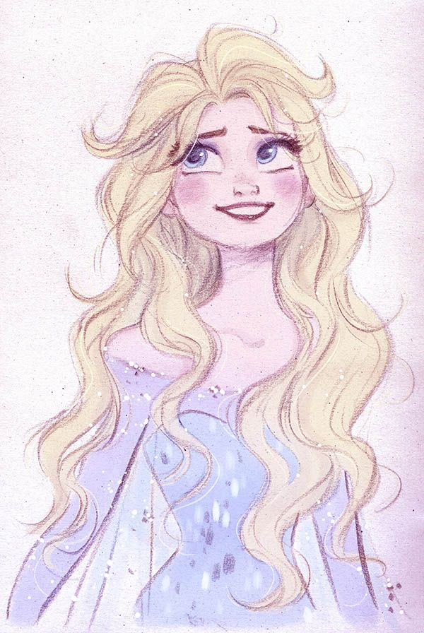 600x896 Pin By Mimie Folly On Awesome ! Elsa, Animation And - Sketch Of Elsa