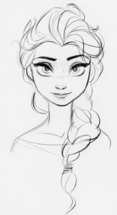 236x431 Pin By Mind Pharueda On Cartoon Drawing Elsa - Sketch Of Elsa