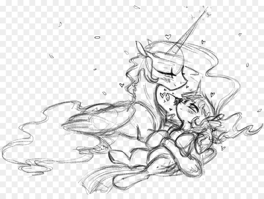 900x680 Princess Celestia Drawing Line Art Sketch - Sketch Of Elsa