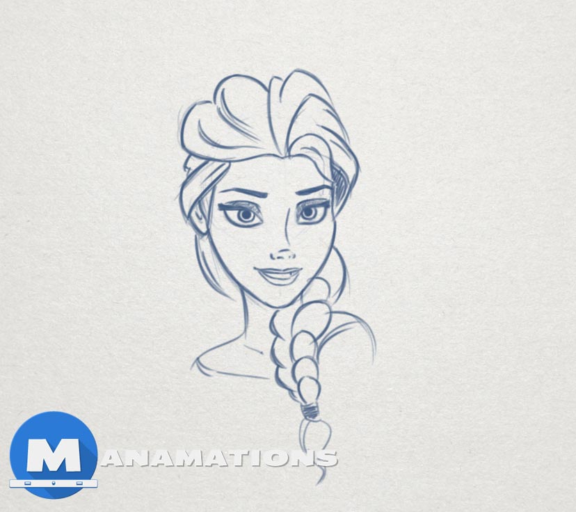 828x736 Quick Sketch - Sketch Of Elsa