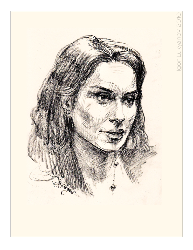 800x1037 Woman Portrait (Charcoal Sketch) - Sketch Of Female