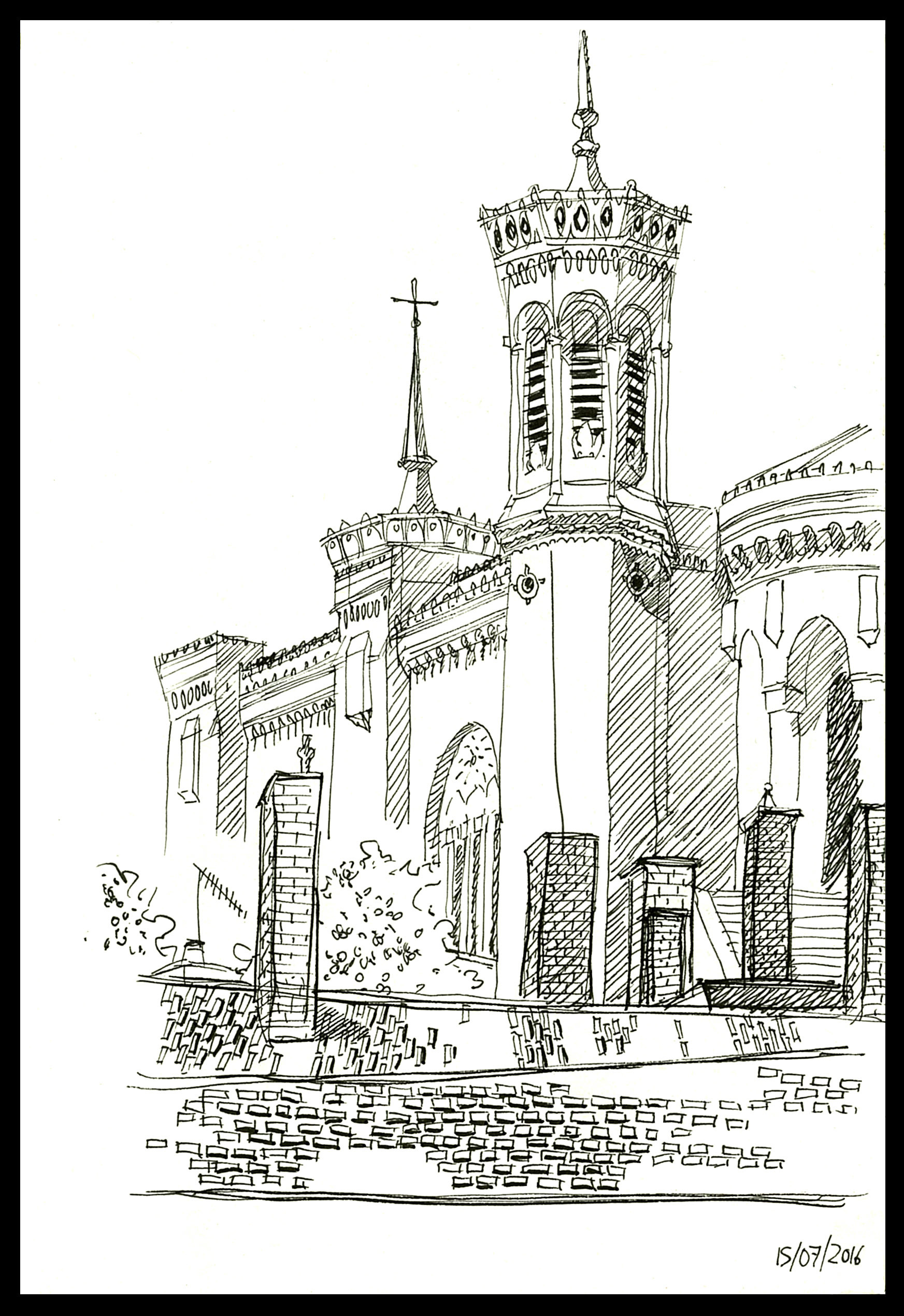 1745x2541 Ghislain Lefort - Sketch Of France