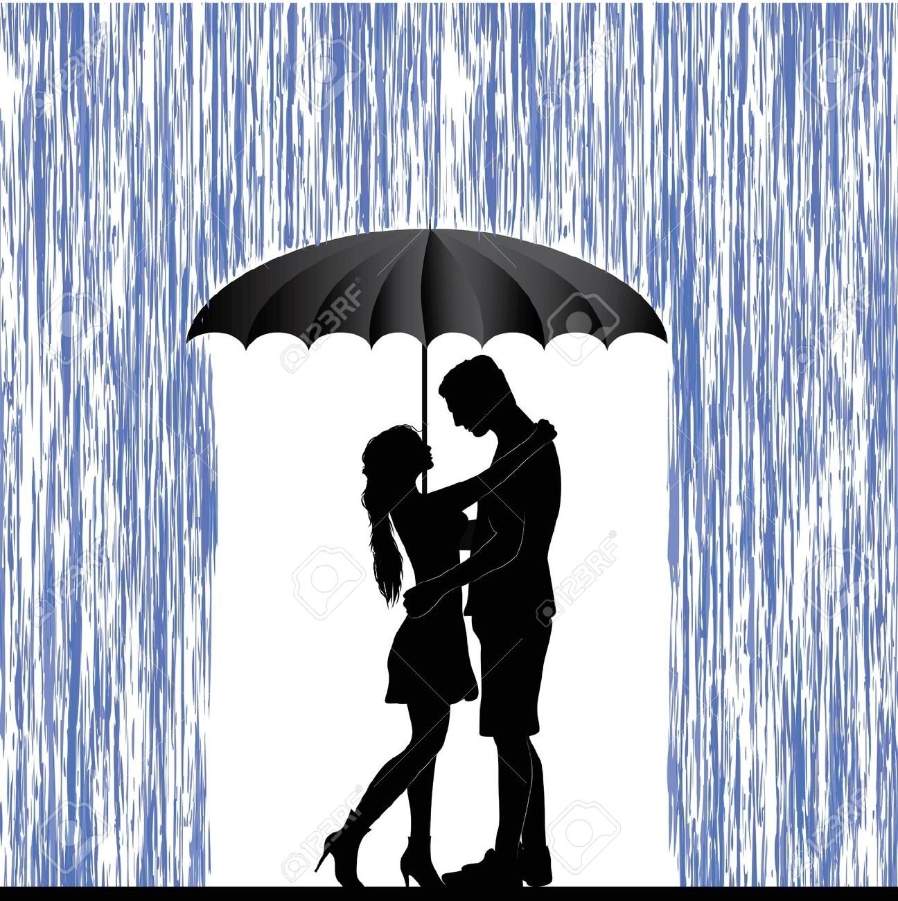 1296x1300 Drawn Umbrella Pencil Sketch 3471538 - Sketch Of Girl With Umbrella