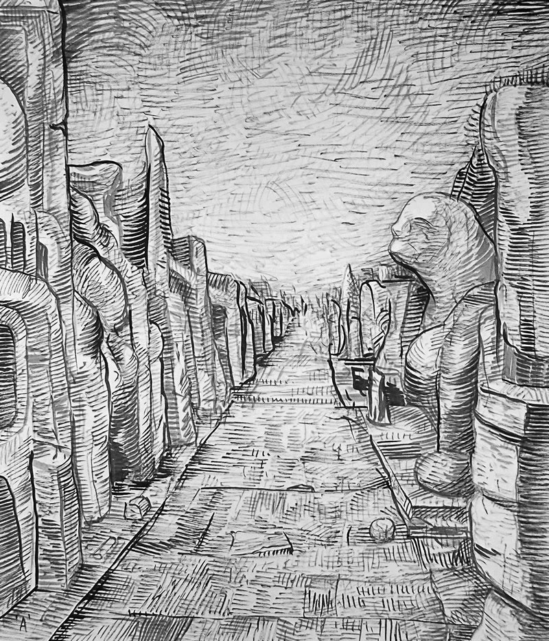 800x935 The William T. Ayton Art Blog New Ink Drawings (Heaven Amp Hell - Sketch Of Heaven