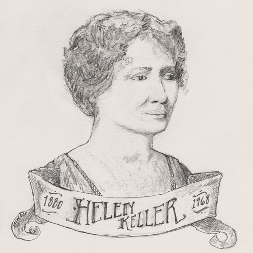 helen keller biography sketch