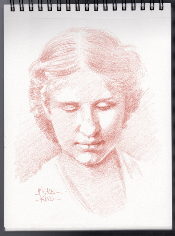 594x800 Helen Keller - Sketch Of Helen Keller