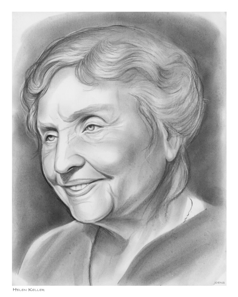 800x999 Helen Keller Sketch Of The Day For Friday By Gregchapin - Sketch Of Helen Keller