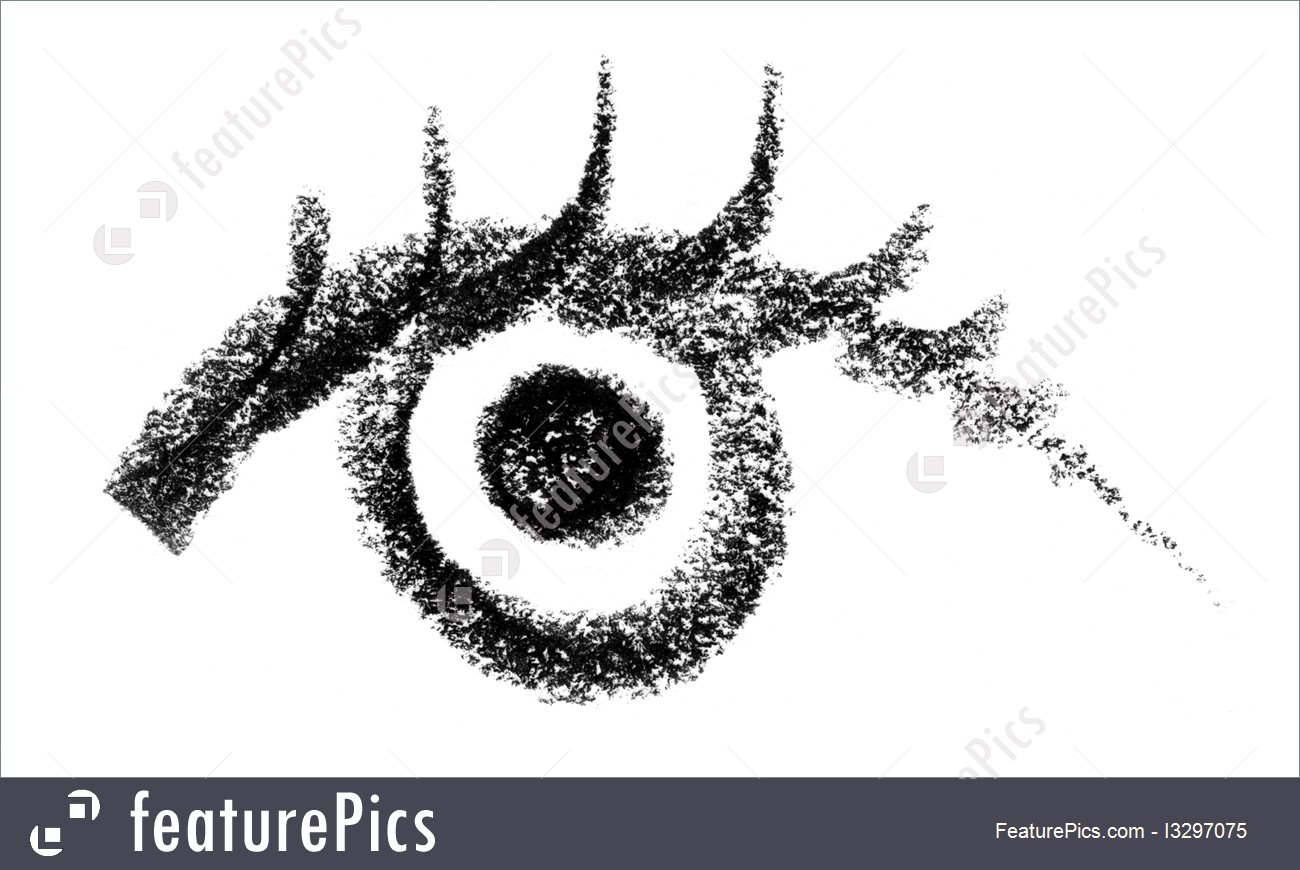 1300x870 Human Body Parts Eye Sketch - Sketch Of Human Body Parts