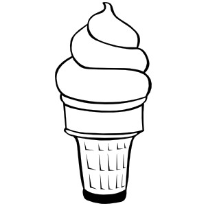 300x300 Ice Cream Clipart Sketch - Sketch Of Ice Cream