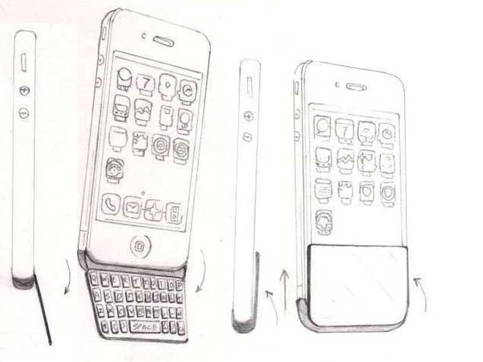 960x720 Iphone Qwerty Keyboard (The Making) Industrial Design The - Sketch Of Iphone